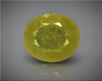 Natural Heated & Treated Yellow Sapphire Certified 4.00 CTS (DIN 86224 )